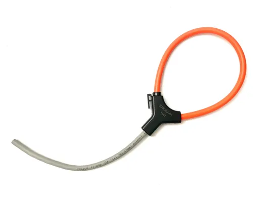 Bobina Rogowski a nucleo diviso flessibile ad alta precisione Erc80 7,65 ~ 9,18 Mv Tensione di uscita CA Trasformatore sensore Rogowski da 100 AMP