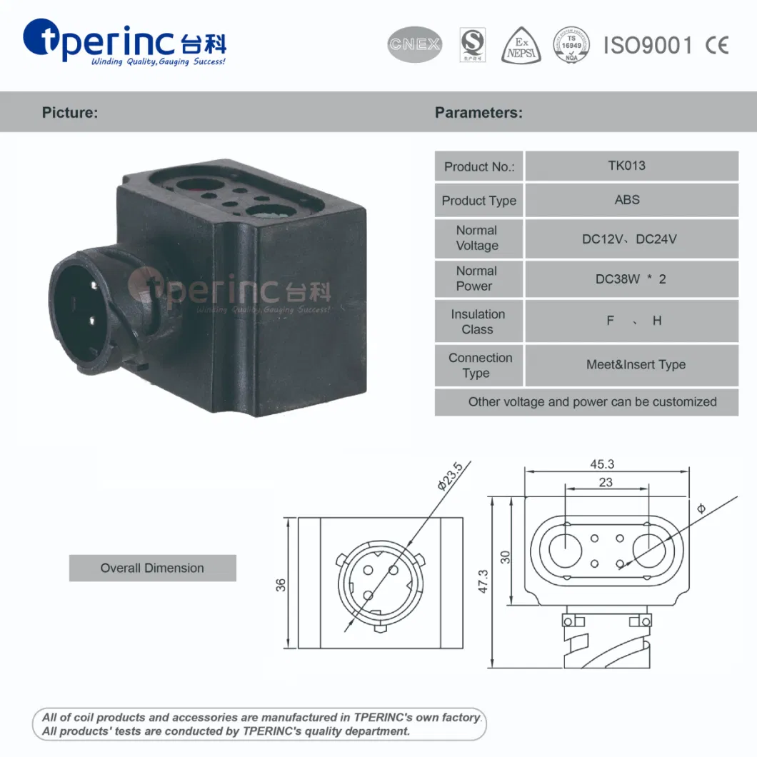 ABS Solenoid Valve for Braking System